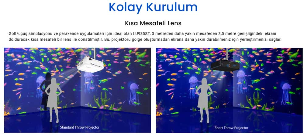 BenQ LU935st kurulum