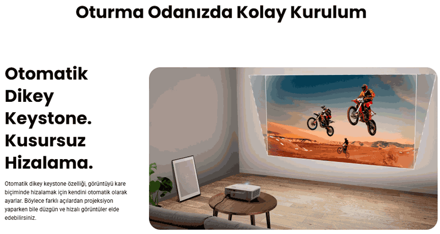BenQ TH575i keystone