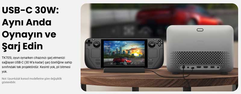 benq-tk705i 4k sinema yansıt