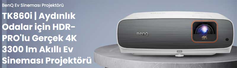 benq tk860i 4k projektör genel bilgi