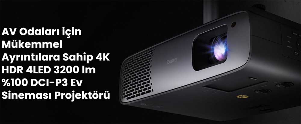 benq w4000i 4k projeksiyon genel