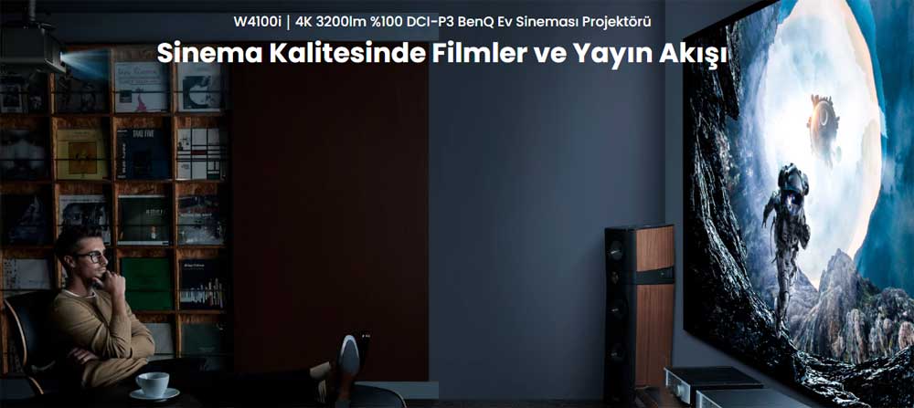 benq w4100i sinema izleme