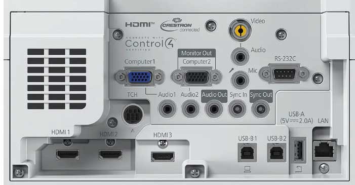 epson eb-770fi projeksiyon arka panel