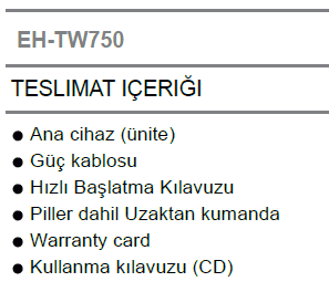 epson eh-tw750 ev sinema projeksiyon