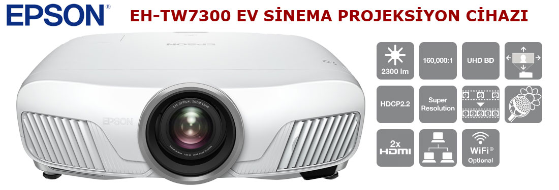 epson eh-tw7300 ev sinema projeksiyonu