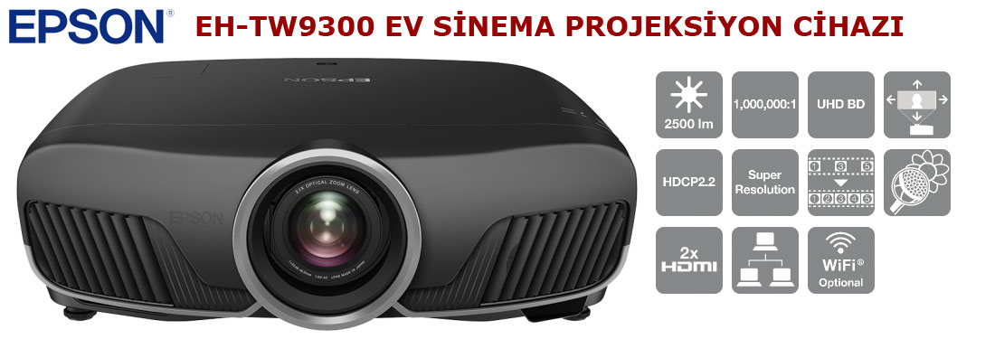 epson eh-tw9300 ev sinema projeksiyonu