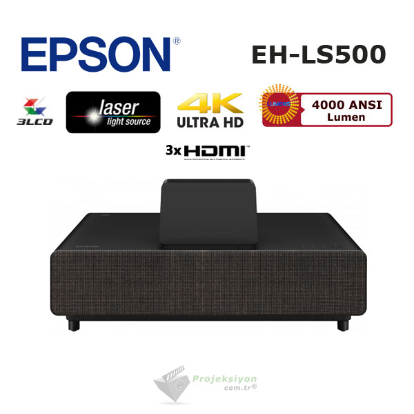 epson eh-ls500b ultra hd ev sinema projeksiyonu
