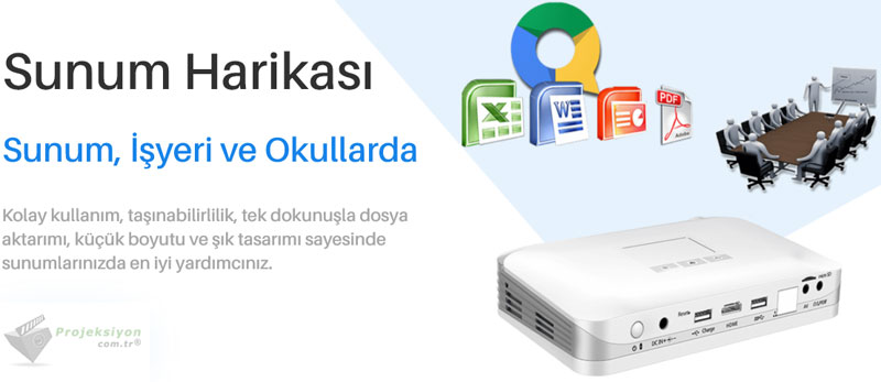 promacto pro x15 plus sunum projektörü