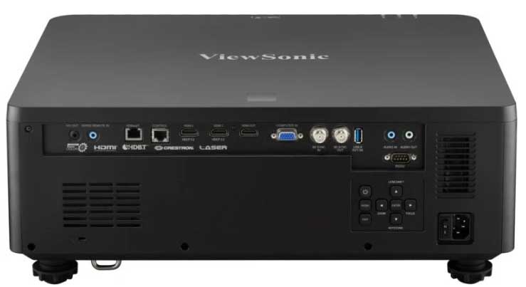 viewsonic ls960wu arka panel bağlantılar