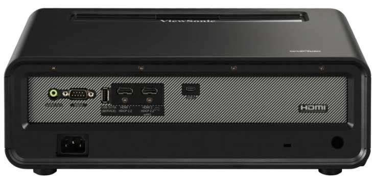 viewsonic x1-4k-pro arka panel giriş ve çıkış bağlantıları