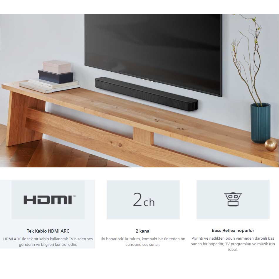 sony sf150 soundbar ses sistemi