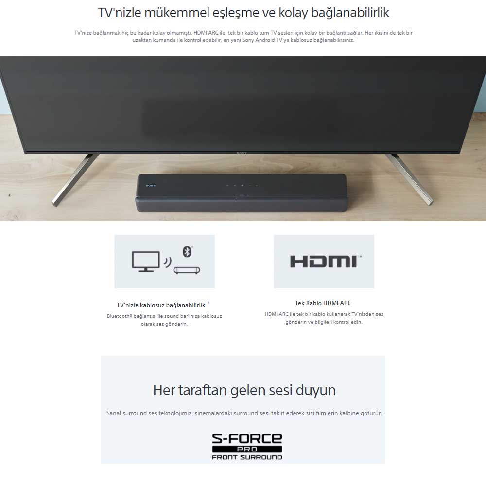 sony ht-sf200 soundbar ev sinema ses sistemi