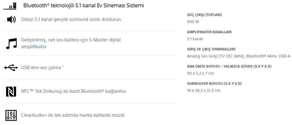 sony ht-rt3 home cinema ses sistemi tanıtım