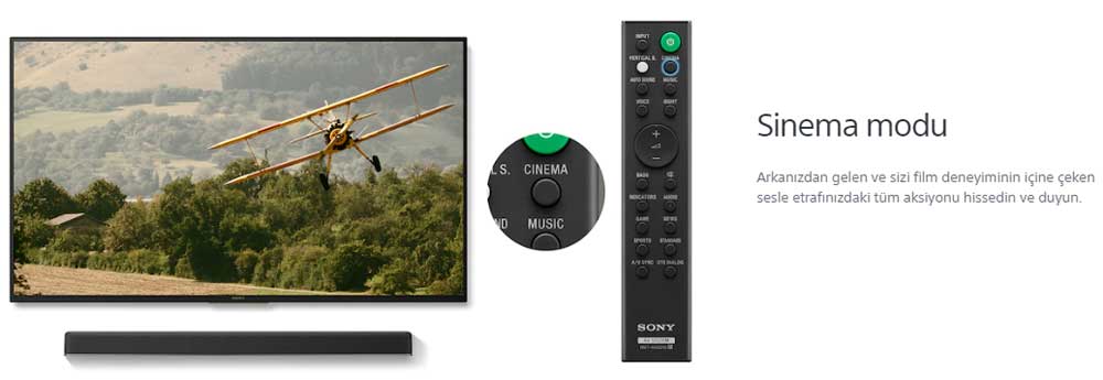 sony x8500 ses sistemi