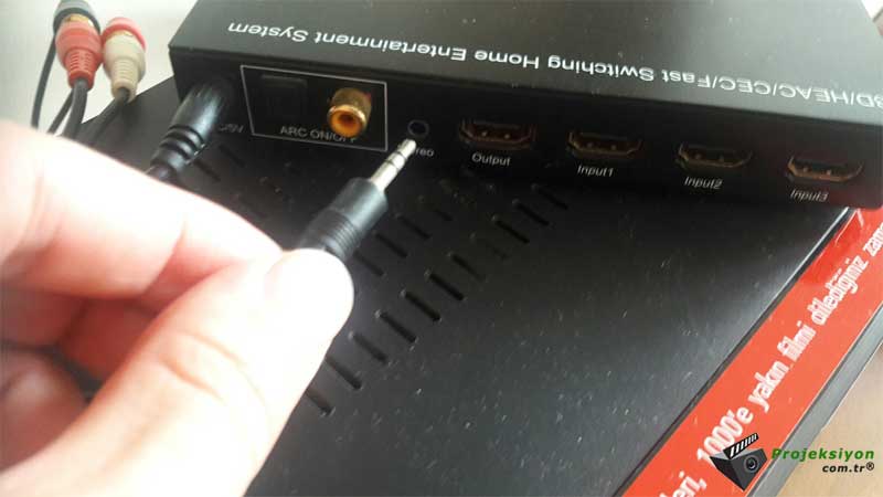 ev sineması için hdmi switch ev sinema projeksiyon sistemi için hdmi switch görseli