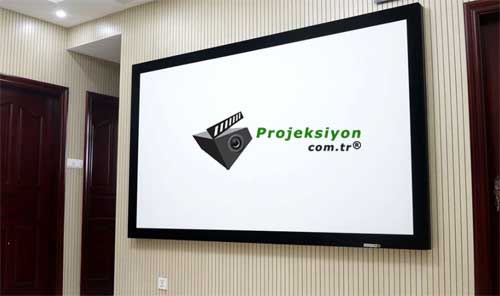 sabit çerçeveli projeksiyon Perdesi