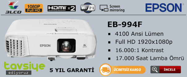 Epson EB-994F Projeksiyon Cihazı