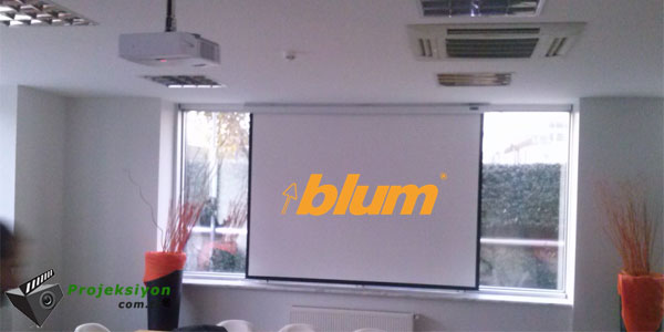 >Blum Türkiye Projeksiyon Cihazı Kurulum Fotoğrafı