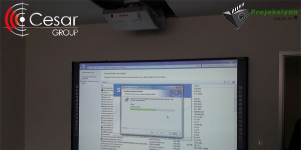 CESAR Group Akıllı Tahta Sistemi Kurulum Fotoğrafı