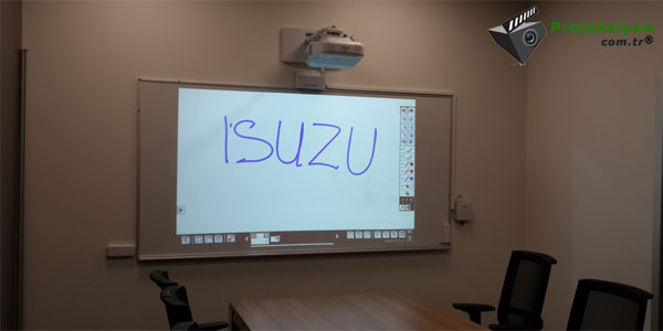 ISUZU Otomotiv Interactive Projeksiyon Sistemi Kurulum Fotoğrafı