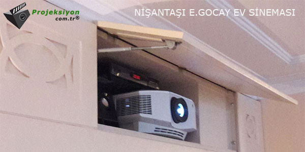 Nişantaşı E.Gocay Ev Sinema Projeksiyon Sistemi Kurulum Fotograf