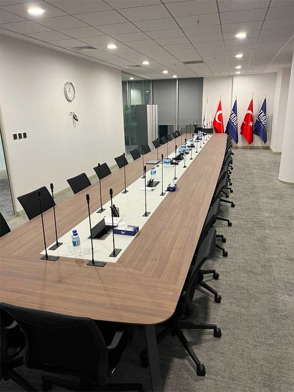Türkiye Katılım Bankaları Birliği Başkan Deiege Ses Sistemi Kurulumu