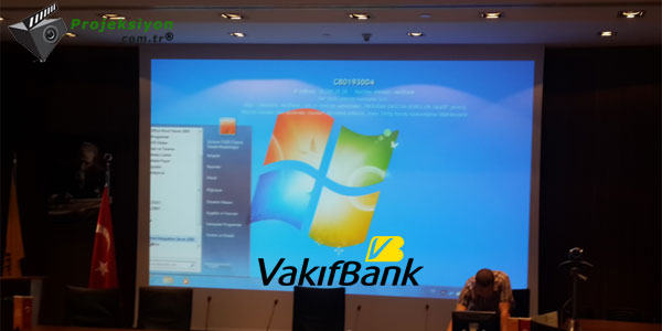 Vakıfbank Genel Müdürlük Projeksiyon Sistemi Kurulum Resim